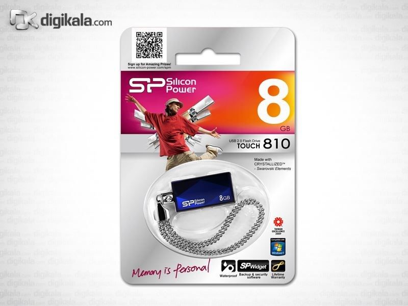 فلش مموری سیلیکون پاور تاچ 810 - 4 گیگابایت main 1 7