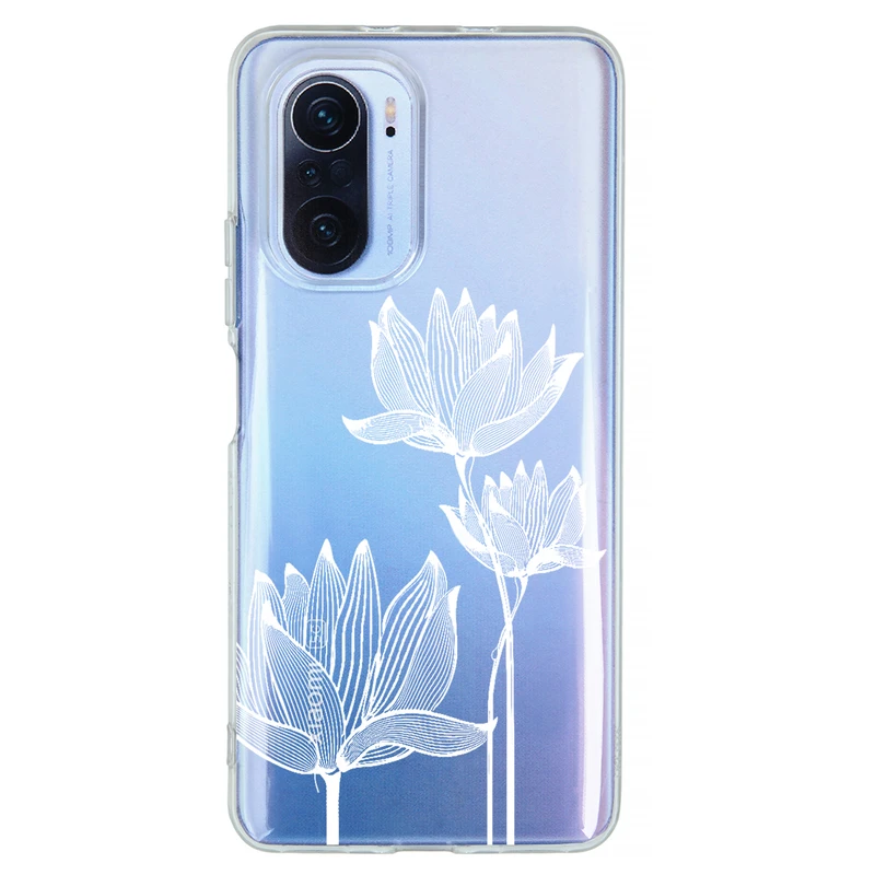 کاور مگافون طرح گل مدل C47-W مناسب برای گوشی موبایل شیائومی Mi 11i 5G