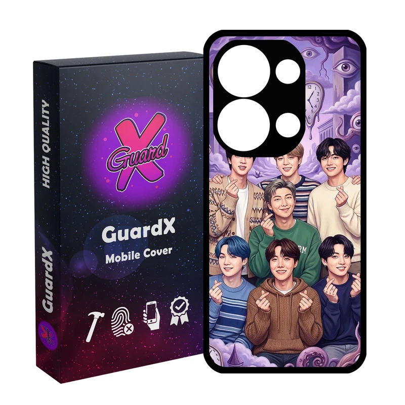 کاور گارد ایکس طرح Boys مدل 11051 مناسب برای گوشی موبایل شیائومی Redmi Note 13 Pro 4G / Poco M6 Pro 4G
