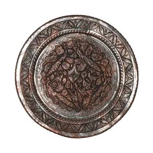 سینی قلمزنی مسی کد 2043