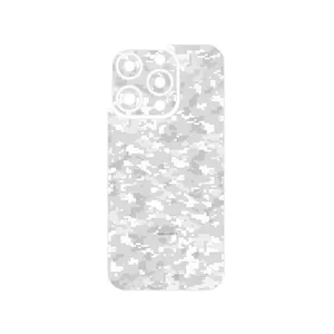 MAHOOT Army_Snow_Pixel Cover Sticker for Apple iPhone 15 Pro