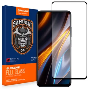محافظ صفحه نمایش شیشه ای سامورایی مدل ovglass مناسب برای گوشی موبایل شیائومی Poco X4 GT