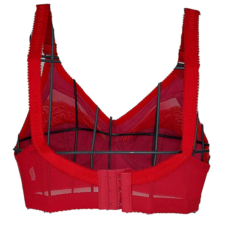 سوتین زنانه غزل مدل دانتل کاسه کش پهن کد 1113