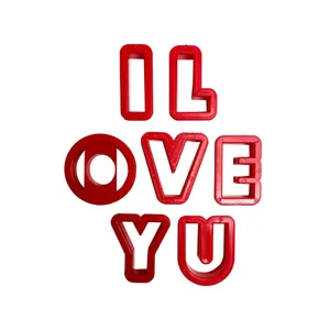 کاتر شیرینی پزی مدل I LOVE YOU