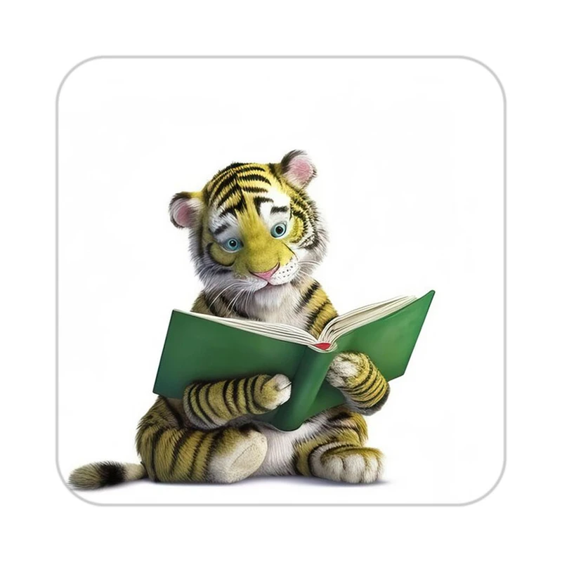 زیر لیوانی کاکتی طرح حیوانات کارتونی مدل mp27536