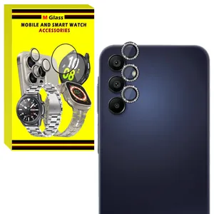 محافظ لنز دوربین ام‌گلس مدل Ring Diamond MG مناسب برای گوشی موبایل سامسونگ Galaxy F54