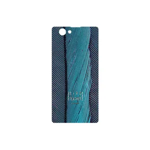 MAHOOT Turquoise feathers Cover Sticker for Sony Xperia Z1 Compact