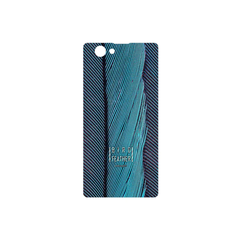 برچسب پوششی ماهوت مدل Turquoise feathers مناسب برای گوشی موبایل سونی Xperia Z1 Compact