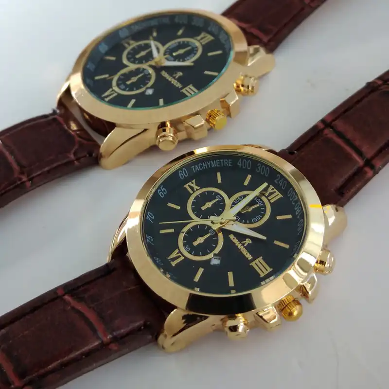 ساعت مچی عقربه ای زنانه مدل بند چرمی اسپرت کد 670