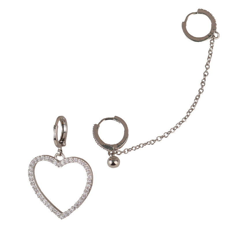 گوشواره زنانه وای اس ایکس مدل قلب کد G303