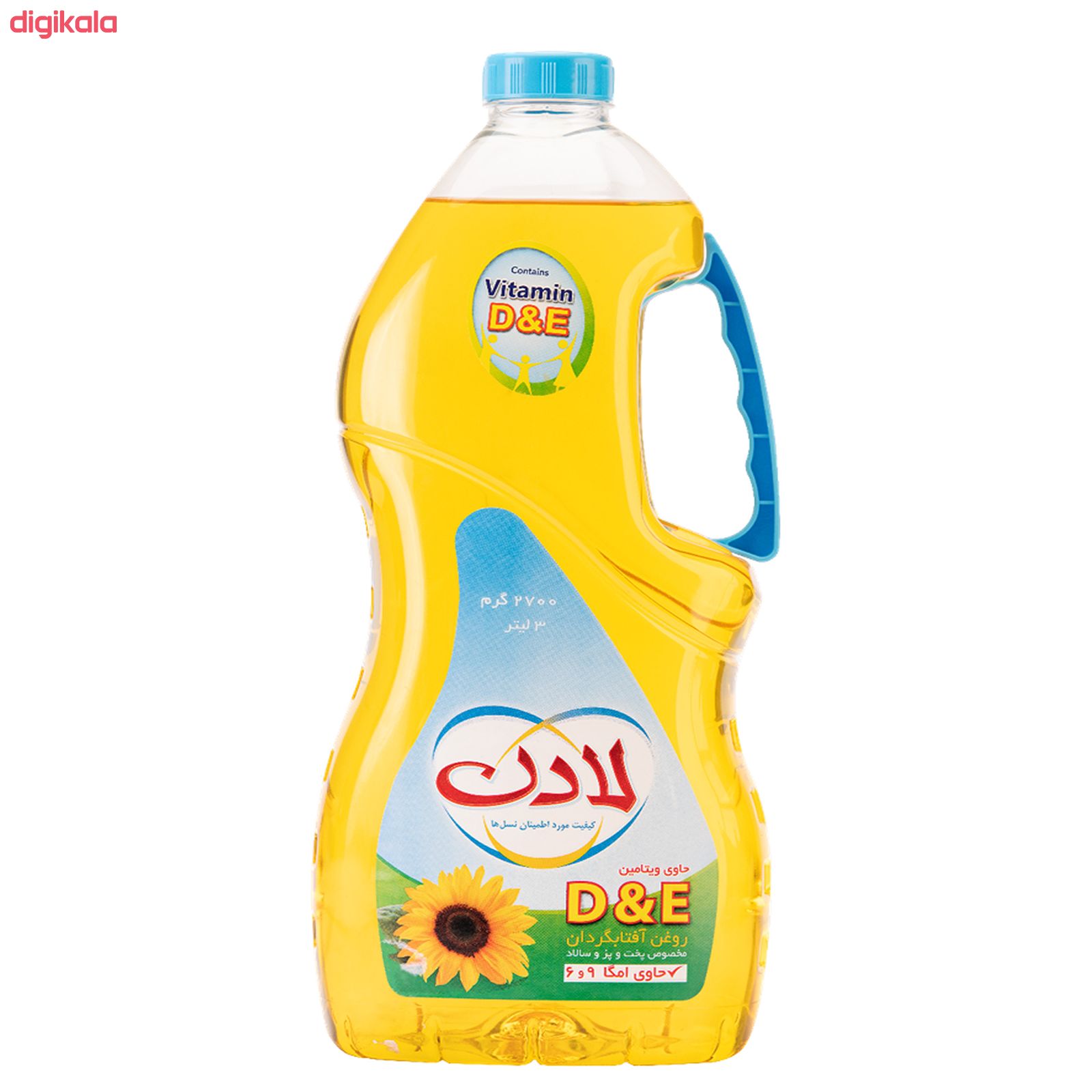 روغن مایع آفتابگردان حاوی ویتامین دی و ای لادن - 2.7 کیلوگرم main 1 3