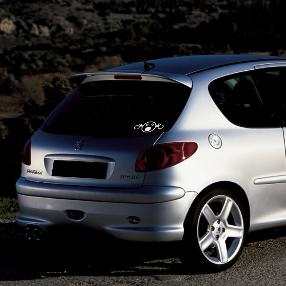 برچسب بدنه خودرو طرح گوش آهنگ زیاد کد MT-W388