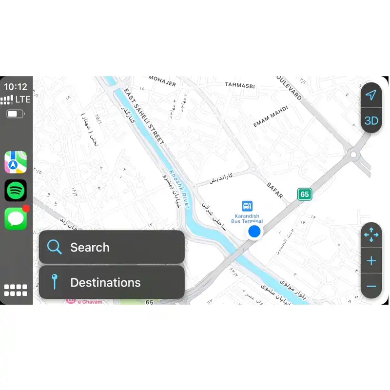 پخش کننده تصویری خودرو ووکس مدل +C500PRO مناسب برای اف جی کروز