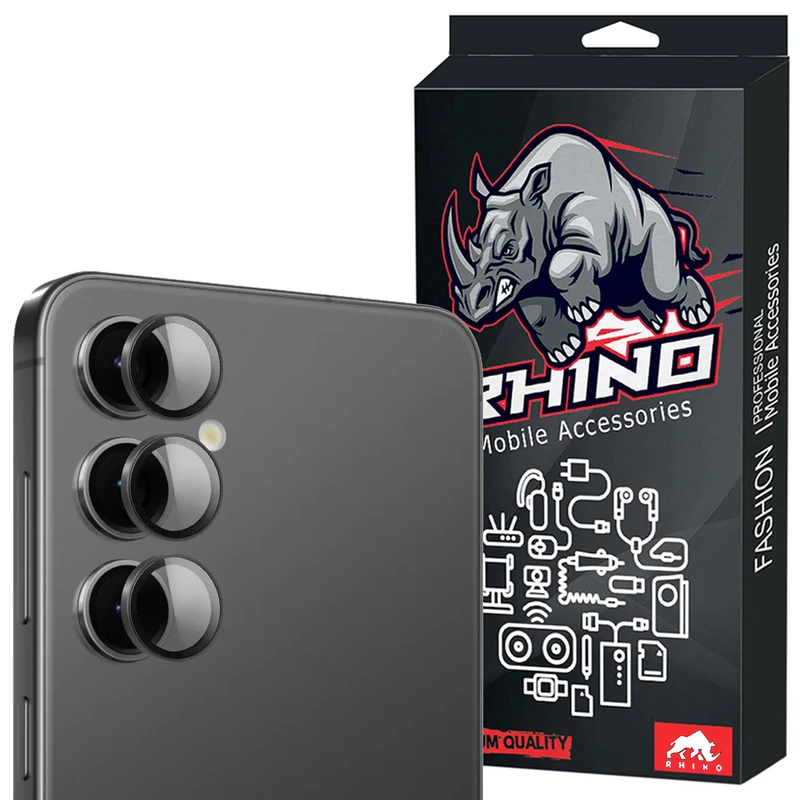 محافظ لنز دوربین راینو مدل رینگی مناسب برای گوشی موبایل سامسونگ Galaxy S24 FE