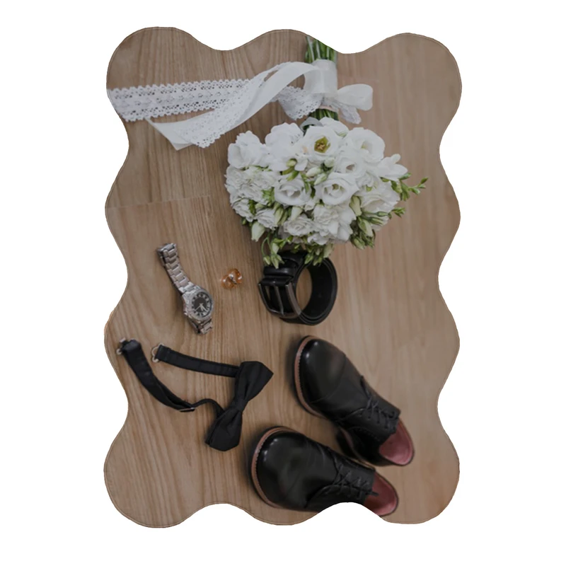 پادری مدل دالبر طرح عروسی کد 8034 سایز 80x110 سانتی متر 