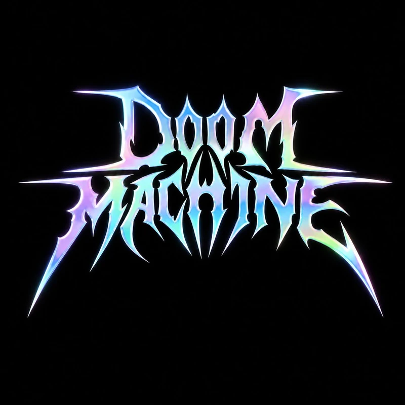 برچسب بدنه خودرو سولگی طرح Doom Machine هولوگرامی کد M136