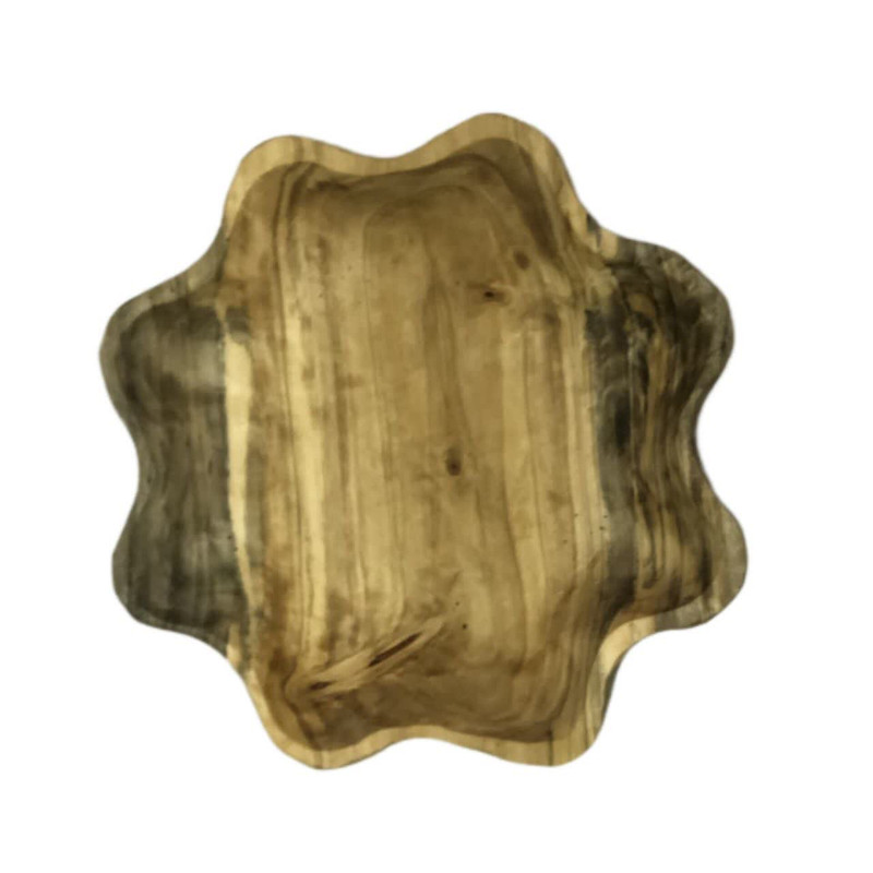 بشقاب چوبی مدل آفتابگردان