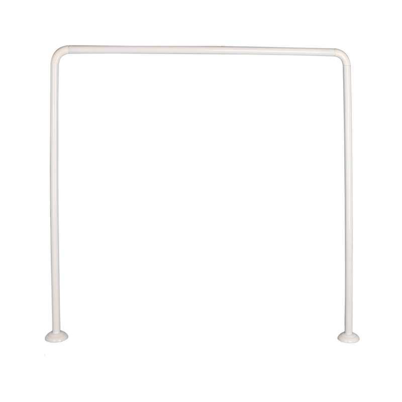 میله پرده حمام پیسو مدل U-AL سایز 90x90 سانتی متر میله پرده حمام پیسو مدل U-AL سایز 90x90 سانتی متر