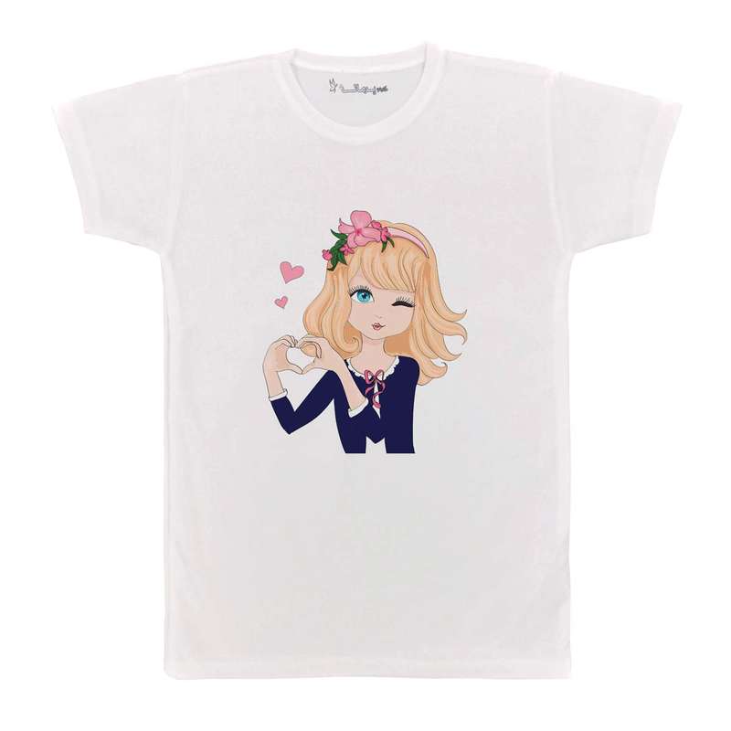تی شرت بچگانه پرمانه طرح cute کد pmt.2285