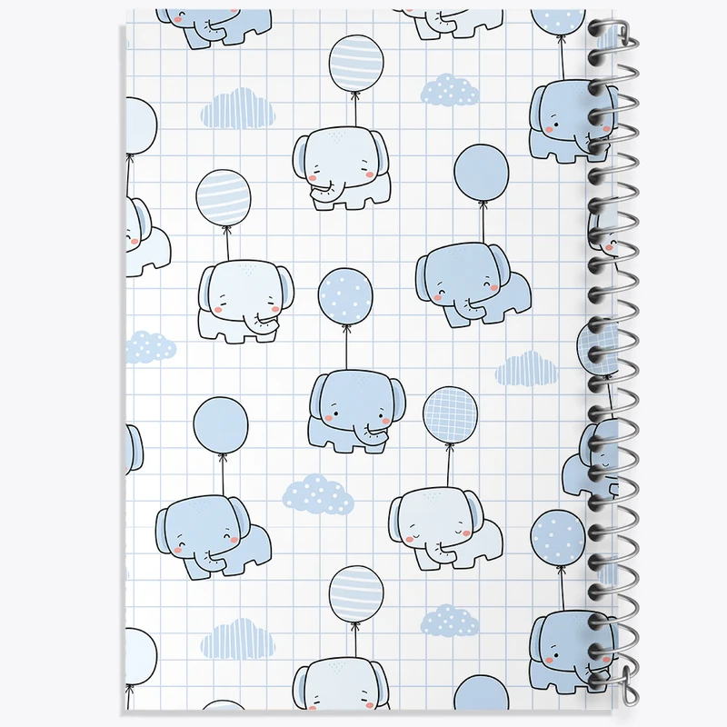 دفتر مشق 50 برگ خندالو طرح فیل کوچولو کد N371