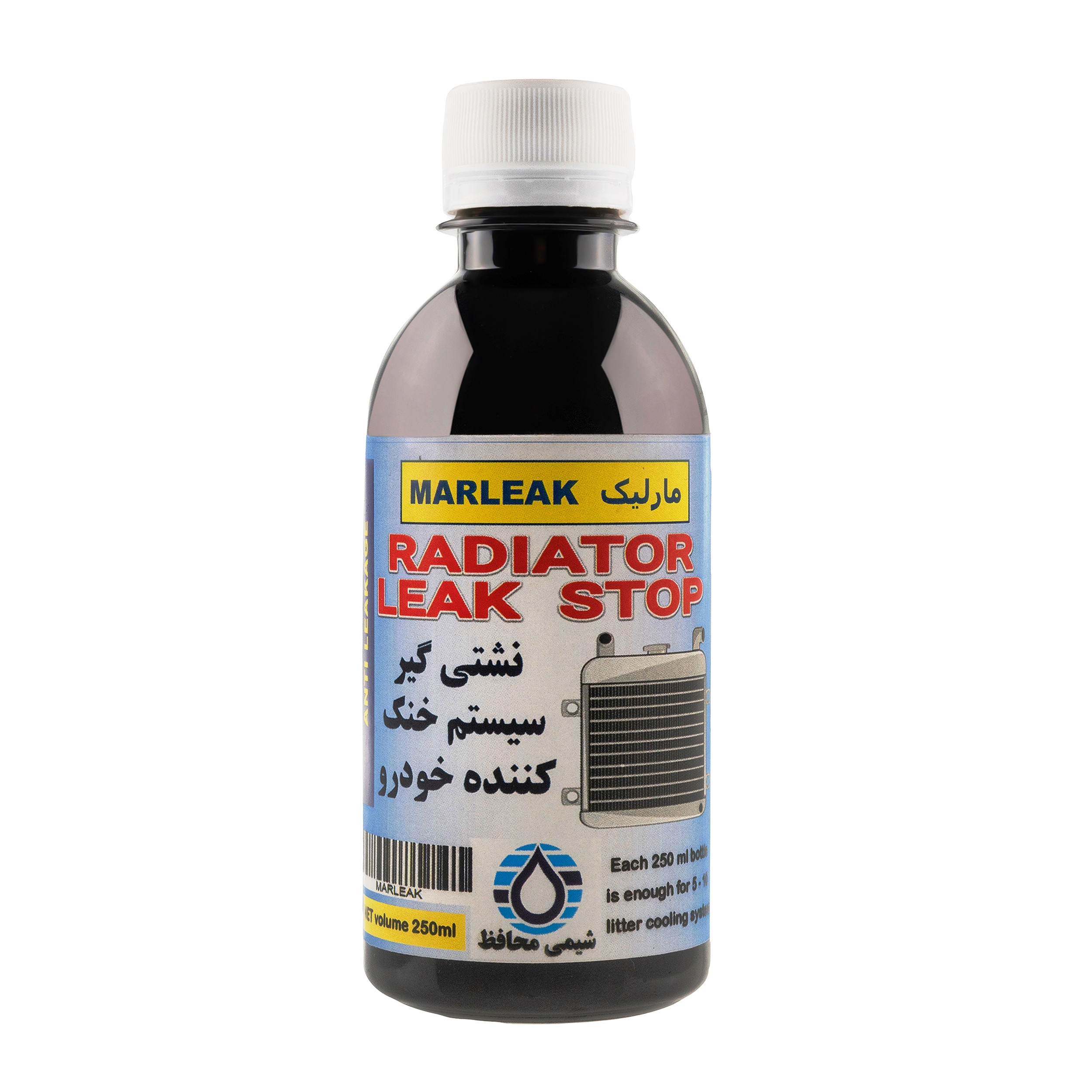 نشتی گیر رادیاتور و سر سیلندر خودرو شیمی‌محافظ مدل M-38 حجم 250 میلی لیتر