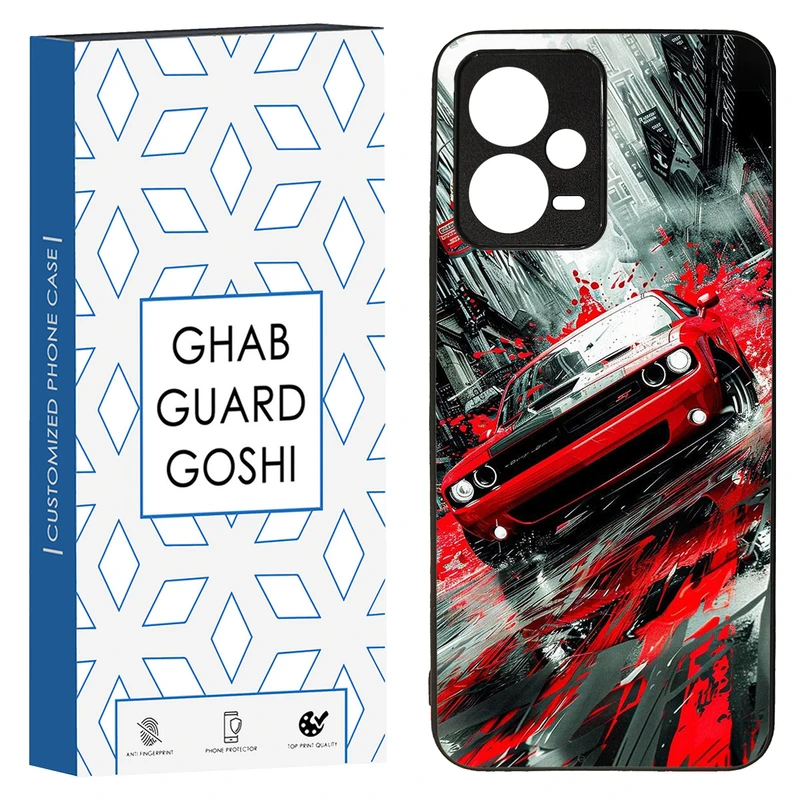 کاور قاب گارد گوشی طرح ماشین کد TPU-091 مناسب برای گوشی موبایل شیائومی Redmi Note 12 5G / Poco X5 5G