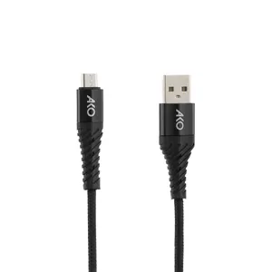 کابل تبدیل USB به microUSB آکو مدل AC-10 طول 1 متر 