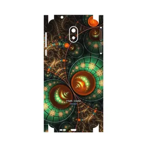 MAHOOT Mathematical Geometric Shape 3-FullSkin Cover Sticker for Nokia 3.1