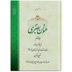 کتاب عنوان بصری اثر حضرت آیت الله حاج سید محمد محسن حسینی طهرانی انتشارات مکتب وحی جلد 8