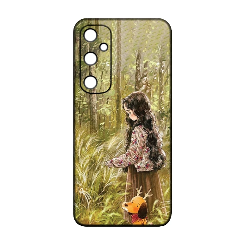 کاور طرح دخترانه کد 161 مناسب برای گوشی موبایل سامسونگ Galaxy A36