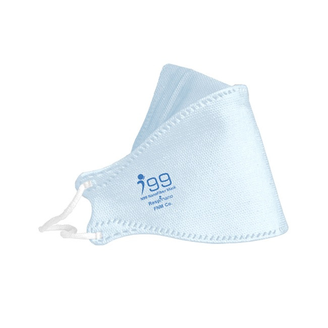 ماسک تنفسی ریما مدل سه بعدی فیش N99 نانوالیاف بسته 25 عددی