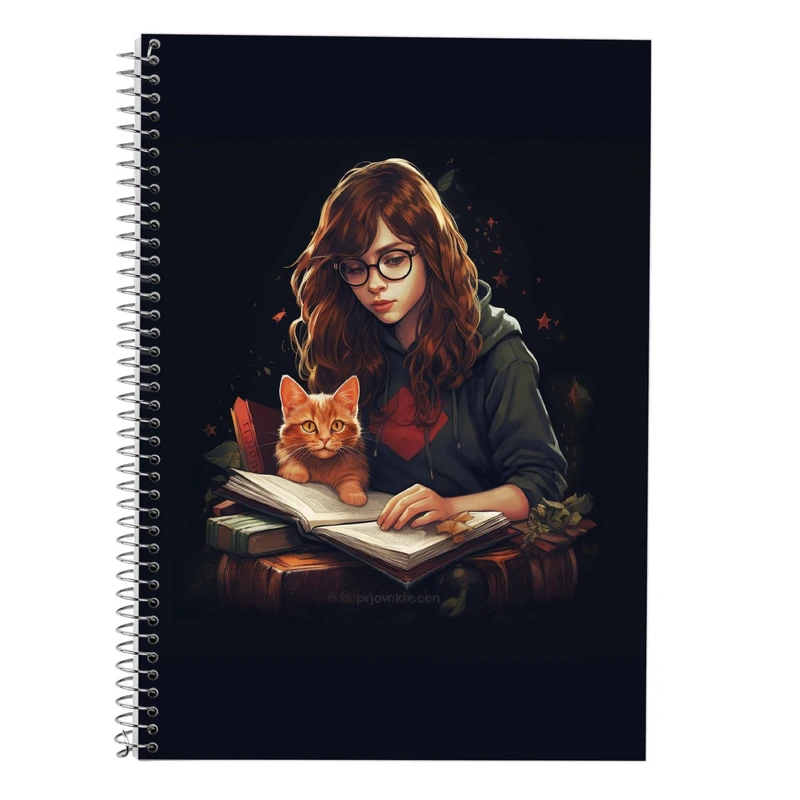 دفتر زبان 50 برگ مدوپد مدل سه خط طرح هری پاتر harrypotter کد DF10224