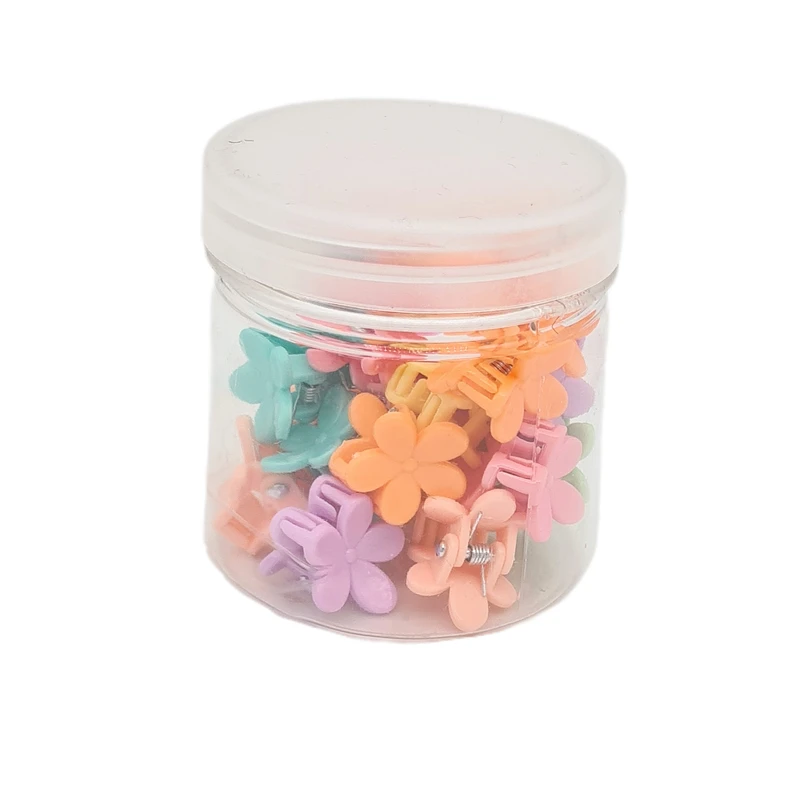 کلیپس مو دخترانه مدل مینی شکوفه بسته 20 عددی