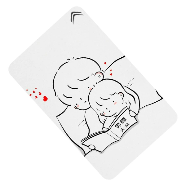 استیکر کارت بانکی طرح عاشقانه فانتزی مدل CAC729-K-G1-179