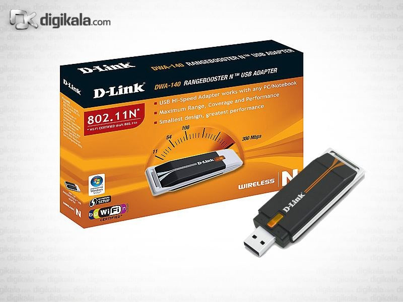 دی لینک آداپتور USB رینج بوستر DWA-140
