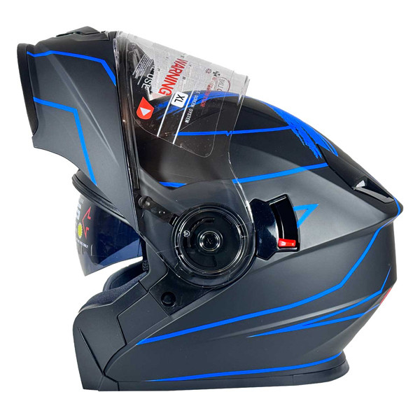 کلاه کاسکت ردلاین مدل فک متحرک عینکدار کد NSN_939