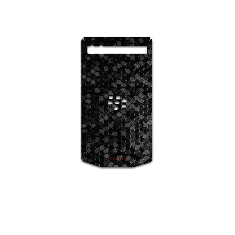 برچسب پوششی ماهوت مدل Honey-Comb-Circle مناسب برای گوشی موبایل بلک بری Porsche Design P9983