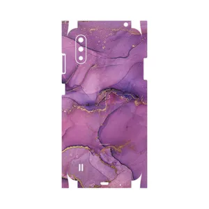 MAHOOT Purple Marble-FullSkin Cover Sticker for Samsung Galaxy A01