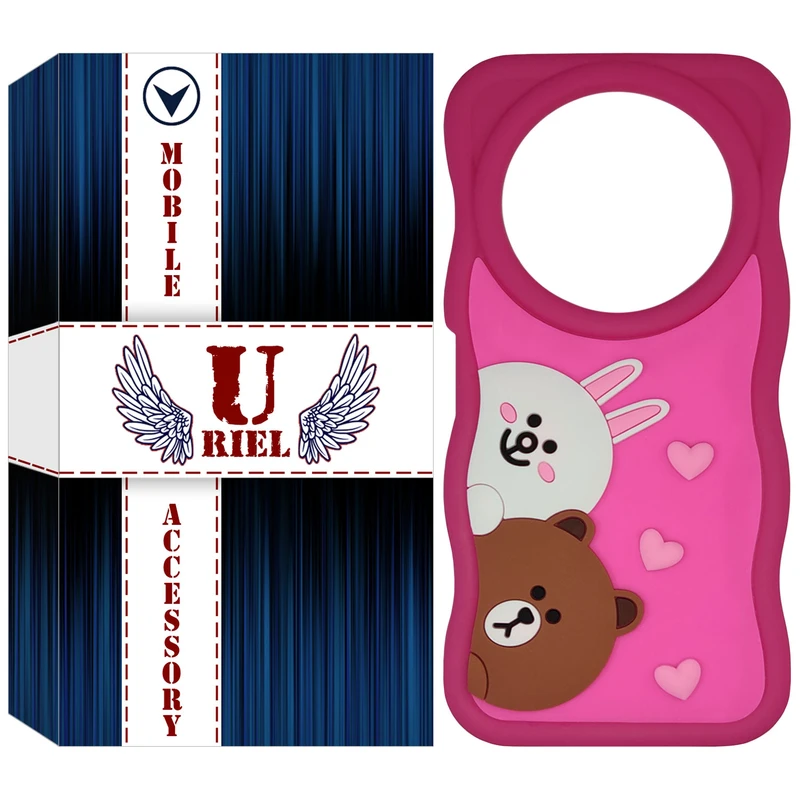 کاور یوریل مدل سیلیکونی عروسکی طرح خرسی مناسب برای گوشی موبایل شیائومی Redmi A3 / Redmi A3x