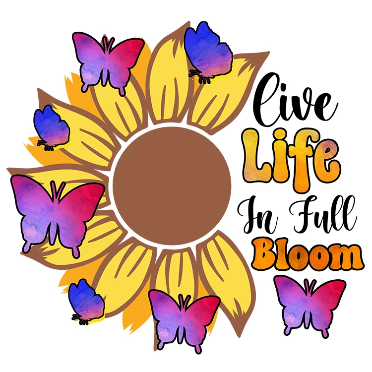 استیکر پارچه و لباس پاد آفرین مدل پروانه کد DKST403