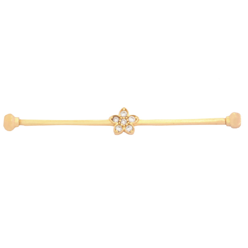 پیرسینگ طلا 18 عیار زنانه طلای مستجابی کد G1