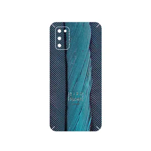 MAHOOT Turquoise feathers Cover Sticker for Samsung Galaxy A52 5G