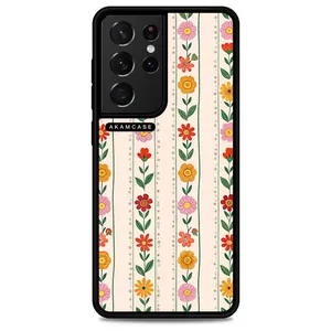 AKAM AMC-WSGS21U-FLOWERS-30 Cover For Samsung Galaxy S21 Ultra