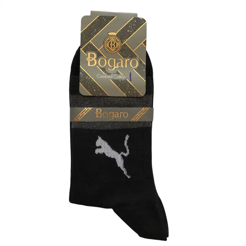 جوراب ورزشی مردانه بوگارو مدل نانو bmn مجموعه 3 عددی