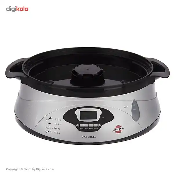 بخارپز پارس خزر مدل Digi Steel