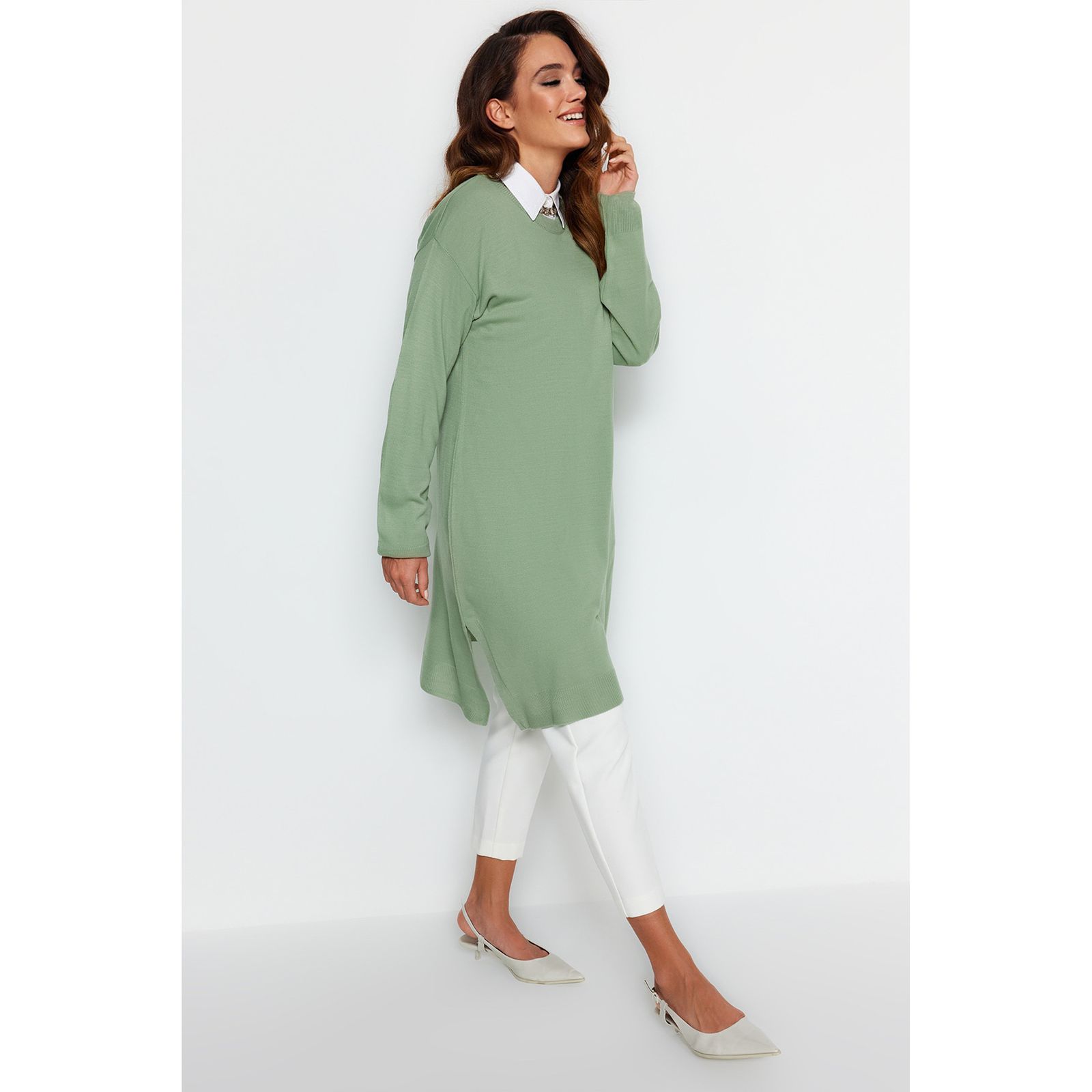 تونیک آستین بلند زنانه ترندیول مدل 132136235 -  - 4