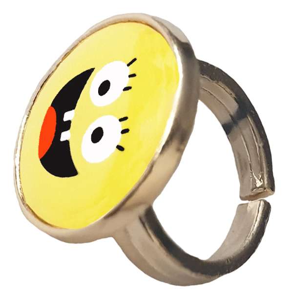 انگشتر دخترانه طرح استیکر کد 041