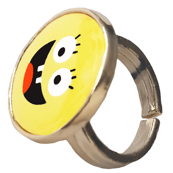 انگشتر دخترانه طرح استیکر کد 041