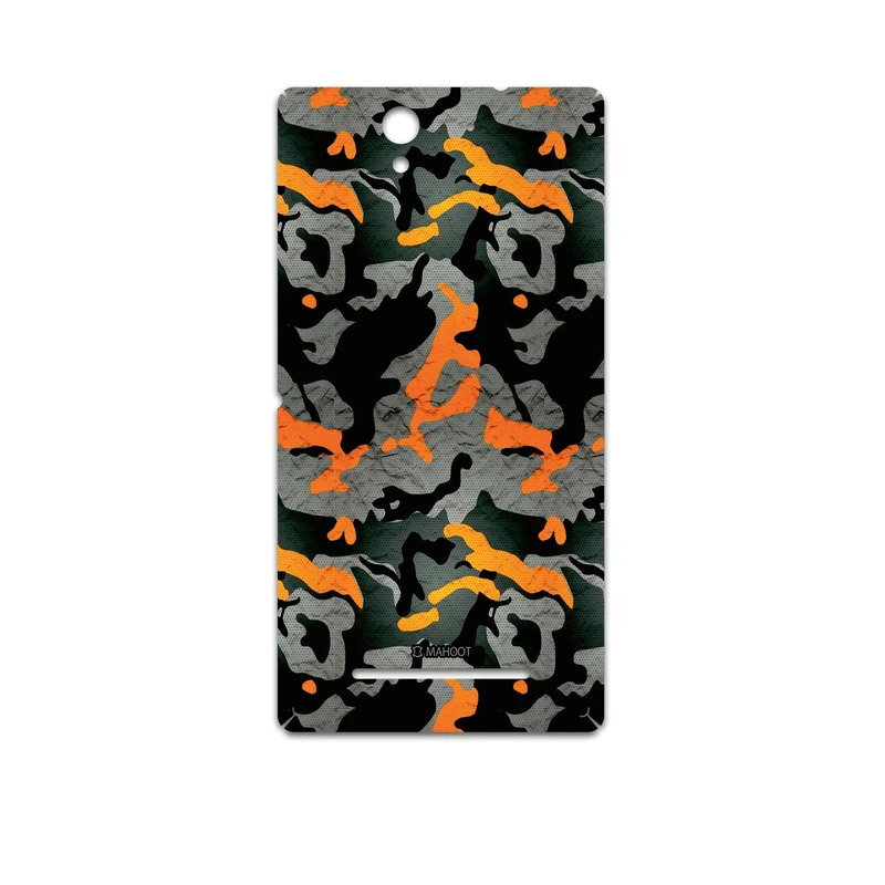 برچسب پوششی ماهوت مدل Autumn-Army مناسب برای گوشی موبایل سونی Xperia C3 Dual
