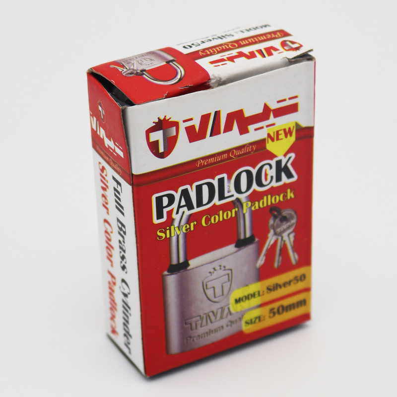 قفل آویز تیوان مدل YP-SILVER050MM